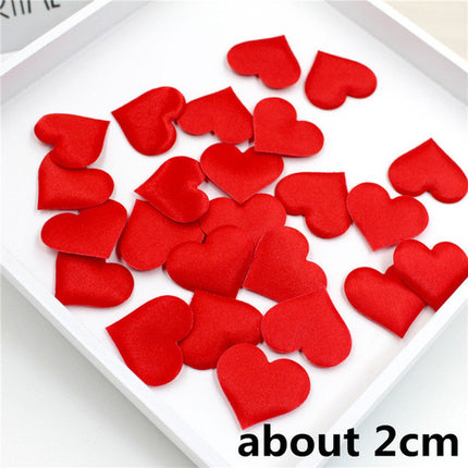 100 Pcs 2cm 3cm Sponge Heart Shaped Confetti Baby