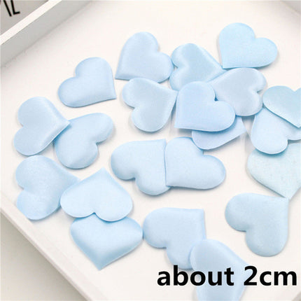 100 Pcs 2cm 3cm Sponge Heart Shaped Confetti Baby