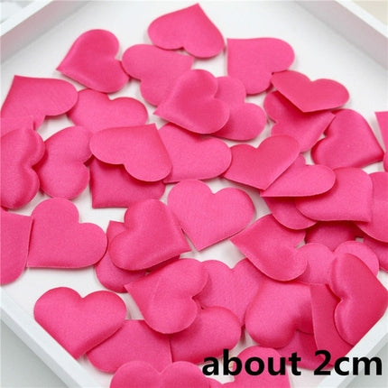 100 Pcs 2cm 3cm Sponge Heart Shaped Confetti Baby