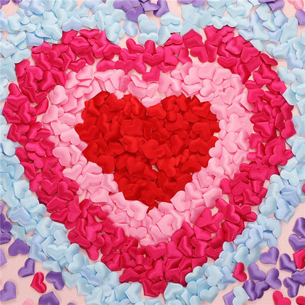 100 Pcs 2cm 3cm Sponge Heart Shaped Confetti Baby