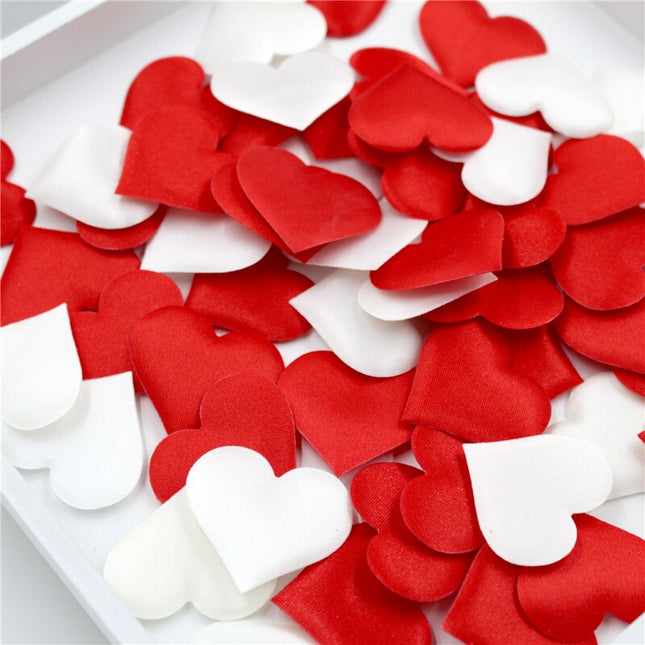 100 Pcs 2cm 3cm Sponge Heart Shaped Confetti Baby