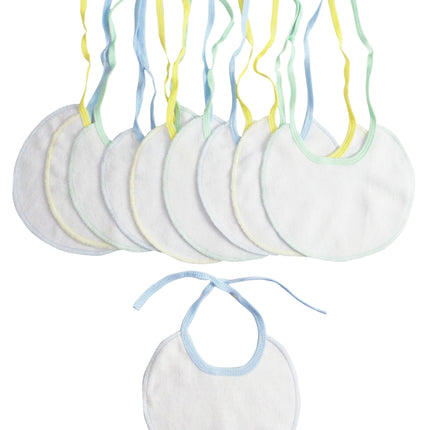 Infant Three Piece Bib Set (Pack of 9)