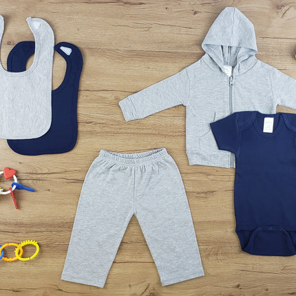 Bambini 5 Pc Layette Baby Clothes Set