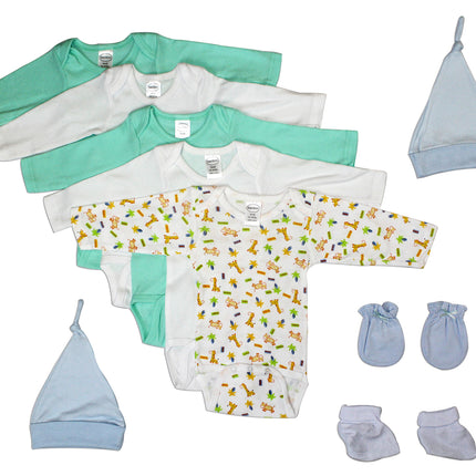 Newborn Baby Boys 9 Pc Layette Baby Shower Gift