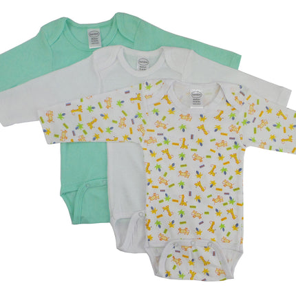 Boys Longsleeve Printed Onesie Variety Pack