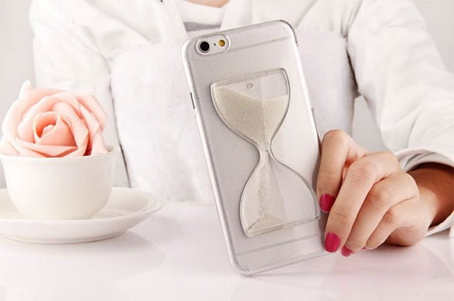 White Sand Clock iPhone Case