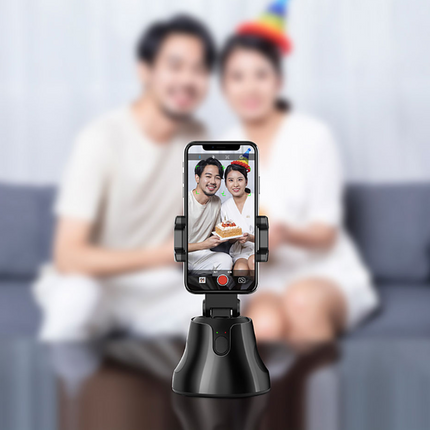 Auto Smart Shooting Selfie Stick 360° Object Tracking Holder