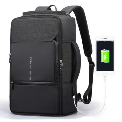 Men's Large Capacity Travel Backpack With USB Port