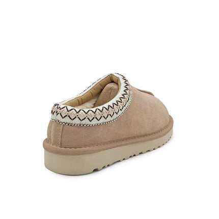 Plush Fur-Lined Platform Mules - Fleece Lined Women Clogs