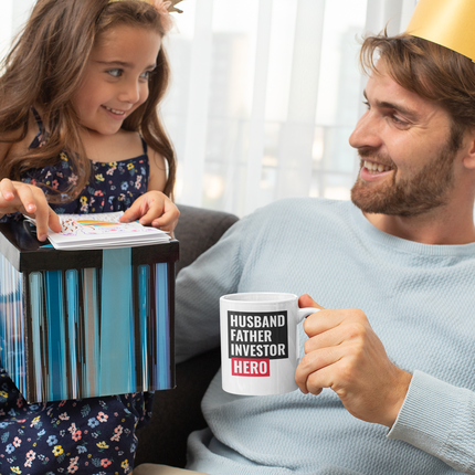 Husband, Father, Investor, Hero Mug