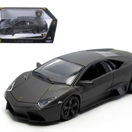 Lamborghini Reventon Matt Grey 1/18 Diecast Model Car by Bburago