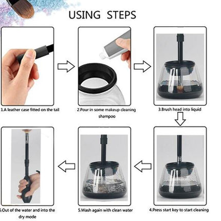 Professional Electric Auto Make Up Brushes Washing Tool