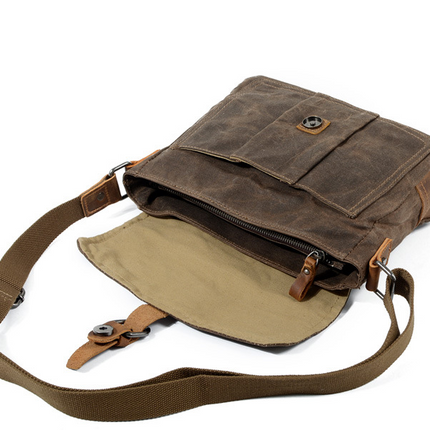 High Quality Casual Canvas Messenger Bag For Men
