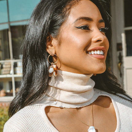 Look and Dangle Tortoiseshell Earrings