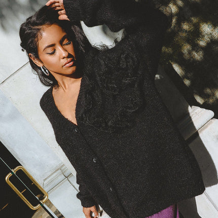 Collette Wool Blend Cardigan