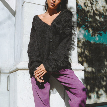 Collette Wool Blend Cardigan