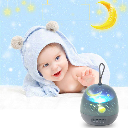 Night Light Projector  360° Rotating 8 Lighting Modes