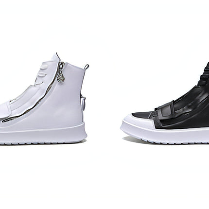 PU leather Men Boots Winter Ankle Boots
