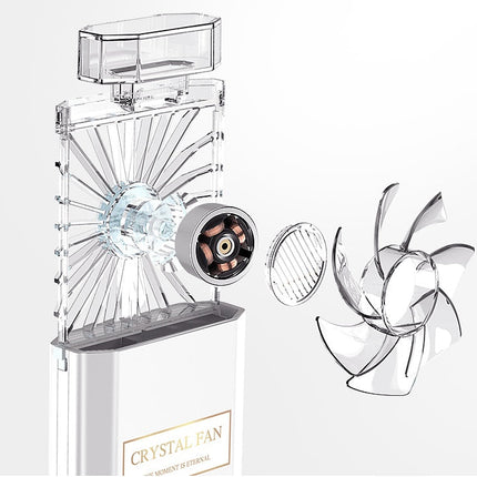Portable Perfume Fan – USB Rechargeable Fragrance Diffuser