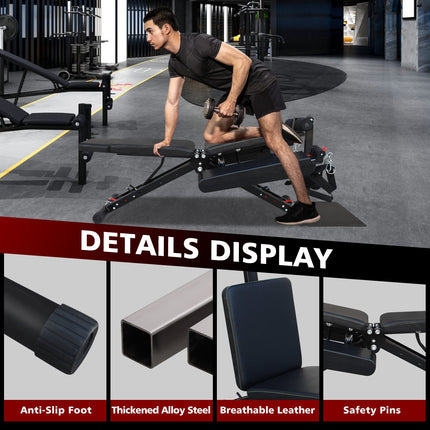 Fitness Chair Multifunction, Adjustable Strength Training Bench For