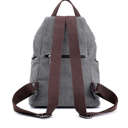 Canvas Fashion Retro Casual College Style Backpack
