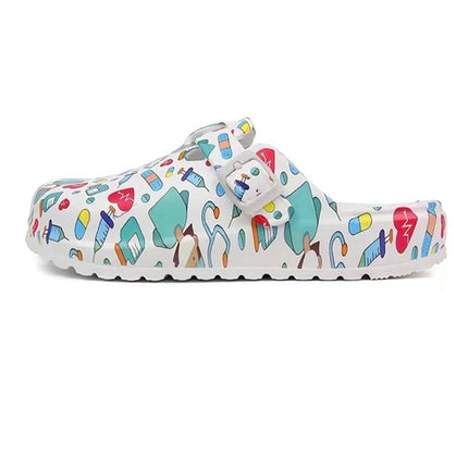 Nurses Slippers Platform EVA Clogs Mules - Lightweight Women's Sllides