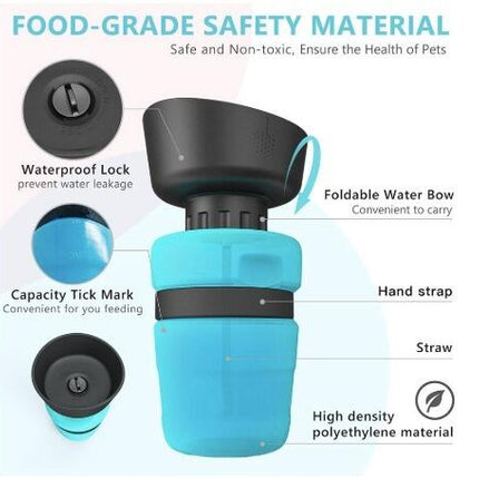 Pet Outdoor Foldable Bottle Dog Travel Water Bottle