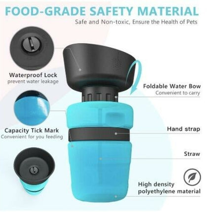 Pet Outdoor Foldable Bottle Dog Travel Water Bottle