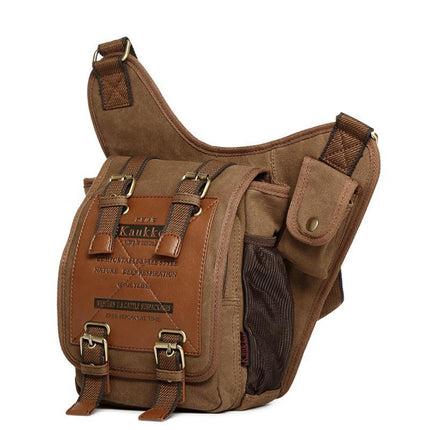 High Quality Canvas Knight Shoulder Bag For Men