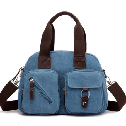 High Quality Canvas Simple Canvas Messenger Bag For Ladies