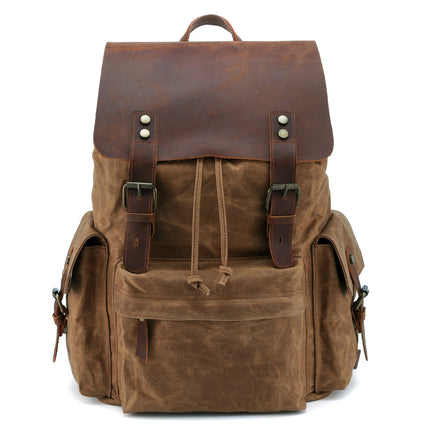 High Quality Fashion Canvas Backpack For Young Men