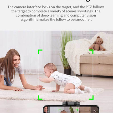 Robo 360 Rotation Smart AI Gimbal Live Video Record And Object Motion