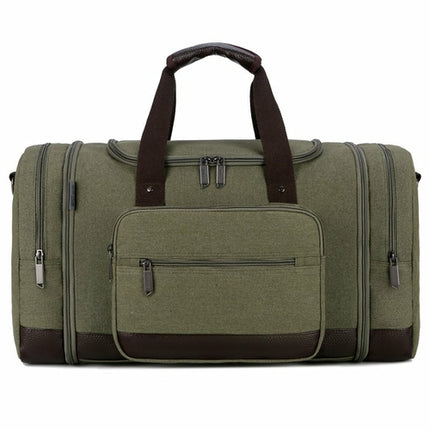 Men's Large Capacity Canvas Luggage Sports Gym Bag
