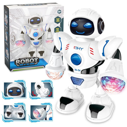 High Quality White Electric Dancing Robot