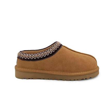 Plush Fur-Lined Platform Mules - Fleece Lined Women Clogs