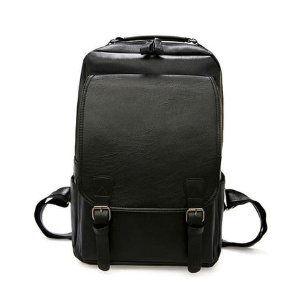 Elegant Casual PU Leather Backpack For Men