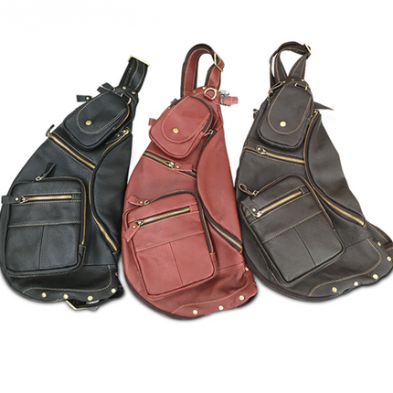 Solid Color Anti-theft Chest Bag For Men