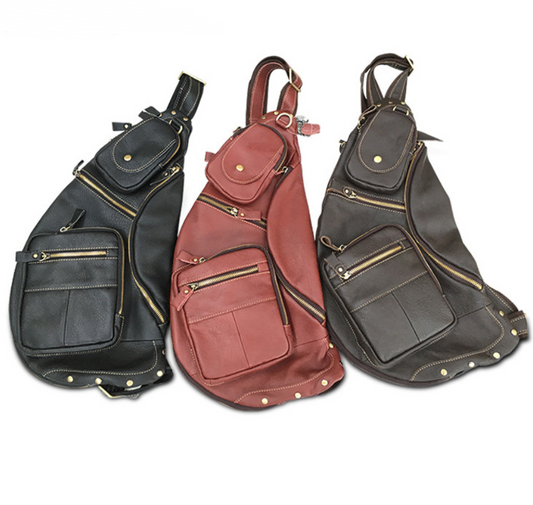 Solid Color Anti-theft Chest Bag For Men