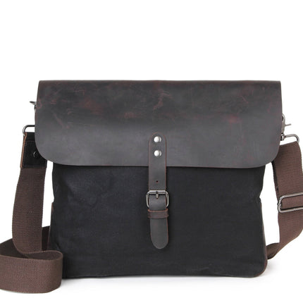 Casual Retro Wax Cloth Canvas Messenger Bag