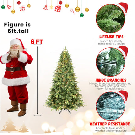 PE, PVC Christmas Tree, Green