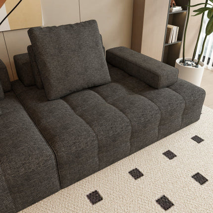 Sofa Couch For Living Room, Modern Loveseat Sofa With Extra Deep