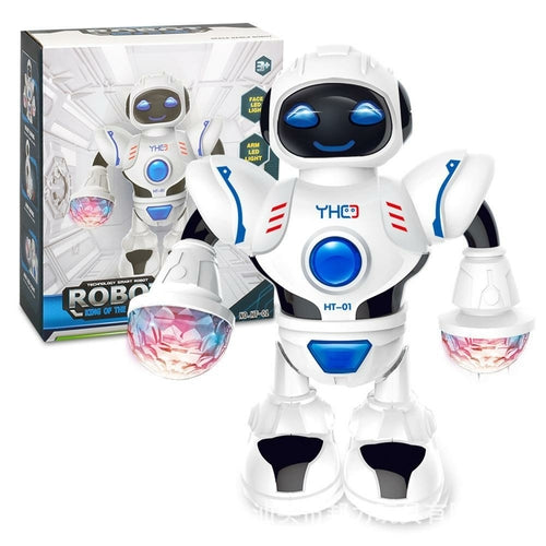 High Quality White Electric Dancing Robot