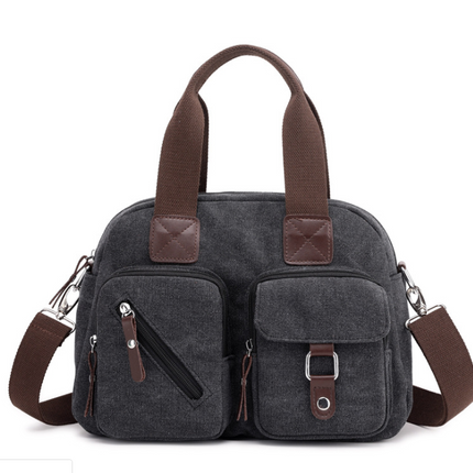High Quality Canvas Simple Canvas Messenger Bag For Ladies