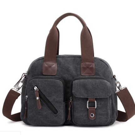 High Quality Canvas Simple Canvas Messenger Bag For Ladies