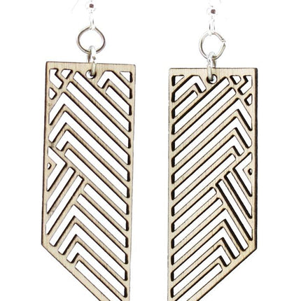 Rectangular Rhapsody Earrings #1597
