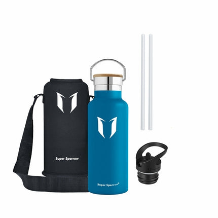 Insulated Stainless Steel Water Bottle, 17OZ / 500ML