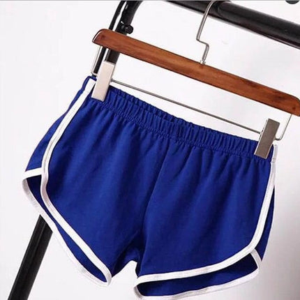 Women's sports shorts, home casual solid-color fashionable yoga beach