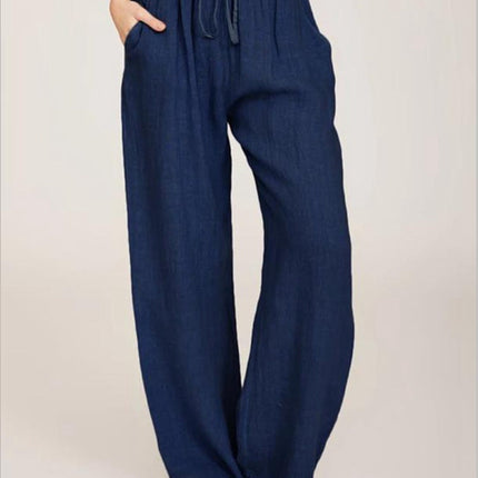Women's Casual Cotton And Linen Loose Yoga Pants