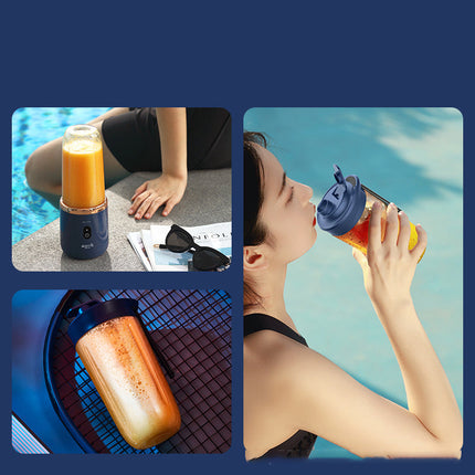 6blade Portable Blender Mini Juicer Cup Extractor Smoothie USB