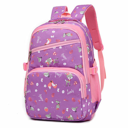 Outdoor Large-capacity Cartoon Printed Children's School Bag